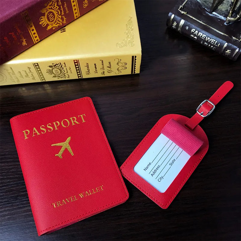 JetSetStyle Leather Luggage Tags - Your Ticket to Travel Elegance!