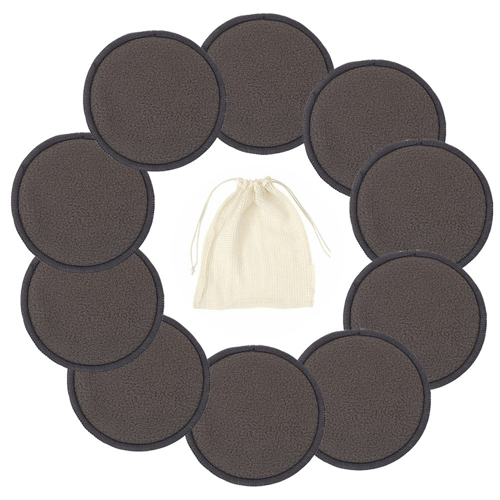 Reusable Bamboo Cotton Pads Cleansing & Makeup Remover Eco Pads Triple Layers Wipe Pads Washable Includes Laundry Bag