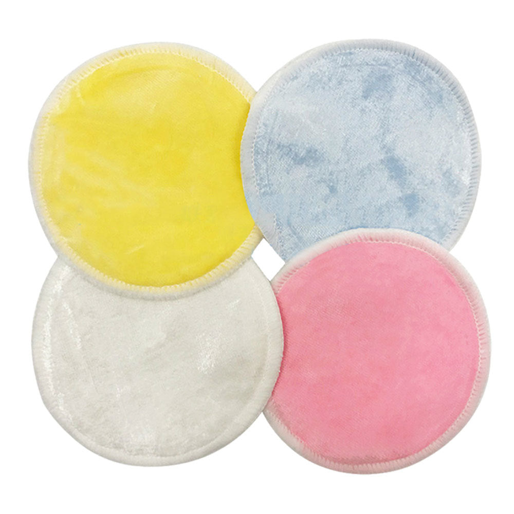 Reusable Bamboo Cotton Pads Cleansing & Makeup Remover Eco Pads Triple Layers Wipe Pads Washable Includes Laundry Bag