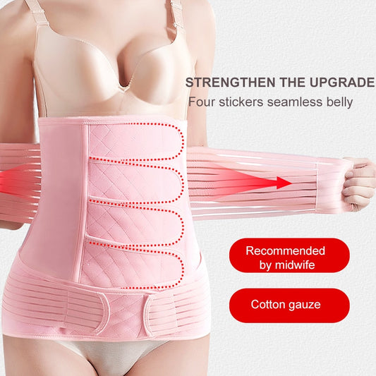 Cinto pós-parto faixa abdominal modelador espartilho
